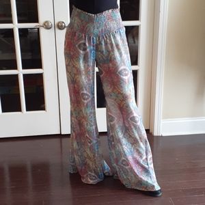 Show Me Your Mumu Hippie Colorful Flare Pants